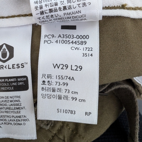 Levi's Baggy Surplus Pants 90s Relaxed Cargo 90s retro Size W29 X L29 - Picture 8 of 8